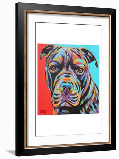 Canine Buddy III-Carolee Vitaletti-Framed Art Print