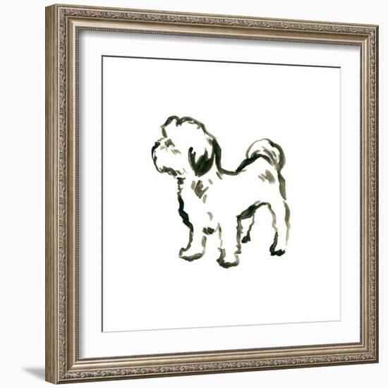 Canine Cameo I-June Vess-Framed Art Print
