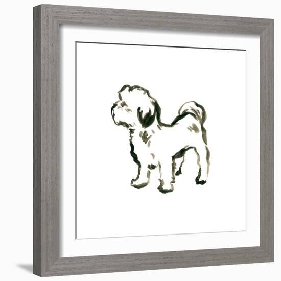 Canine Cameo I-June Vess-Framed Art Print