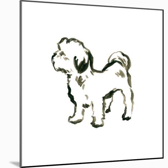 Canine Cameo I-June Vess-Mounted Art Print