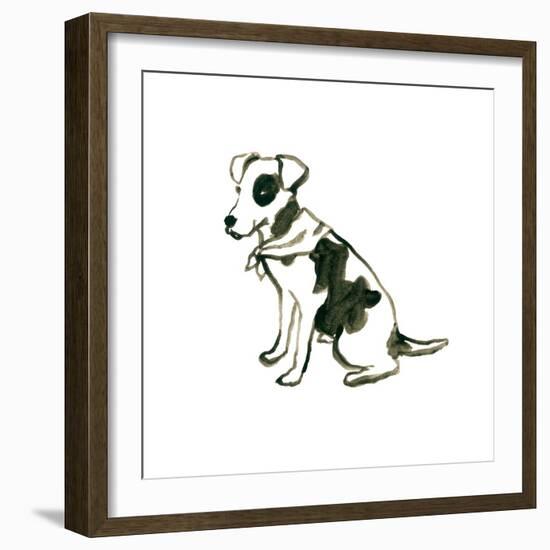 Canine Cameo III-June Vess-Framed Art Print