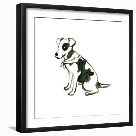 Canine Cameo III-June Vess-Framed Art Print