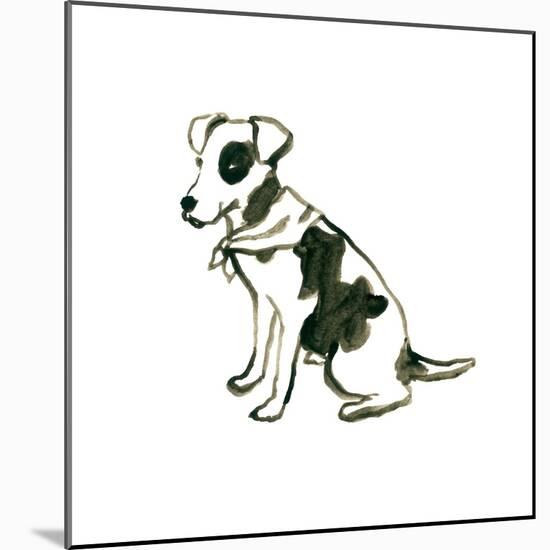 Canine Cameo III-June Vess-Mounted Art Print