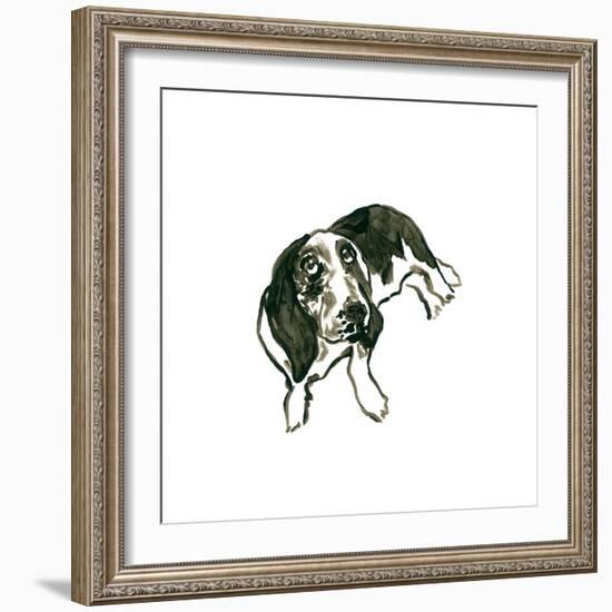 Canine Cameo IV-June Vess-Framed Art Print