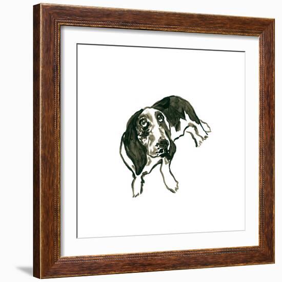 Canine Cameo IV-June Vess-Framed Art Print