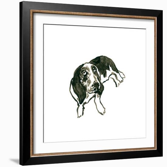 Canine Cameo IV-June Vess-Framed Art Print