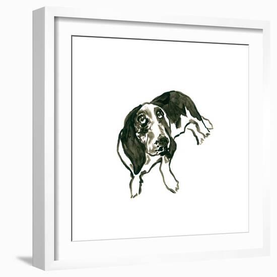 Canine Cameo IV-June Vess-Framed Art Print