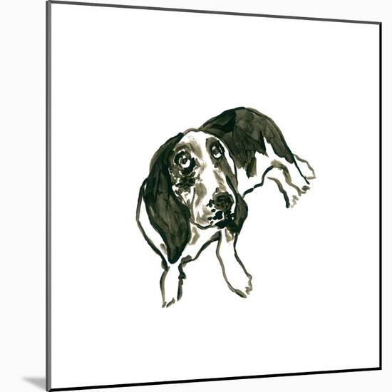 Canine Cameo IV-June Vess-Mounted Art Print