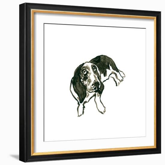 Canine Cameo IV-June Vess-Framed Art Print
