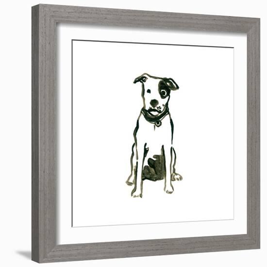 Canine Cameo V-June Vess-Framed Art Print