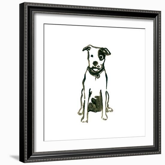 Canine Cameo V-June Vess-Framed Art Print