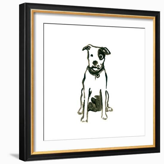 Canine Cameo V-June Vess-Framed Art Print