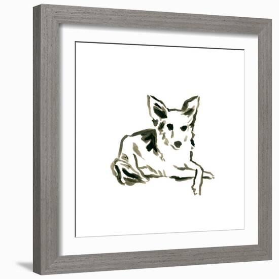 Canine Cameo VI-June Vess-Framed Art Print