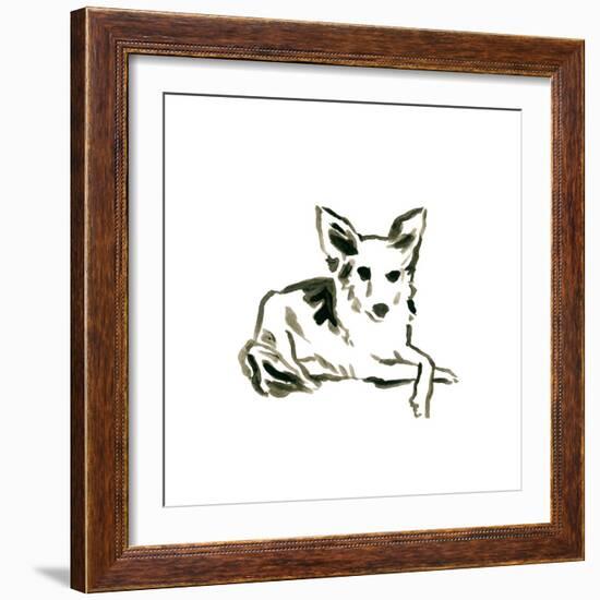 Canine Cameo VI-June Vess-Framed Art Print