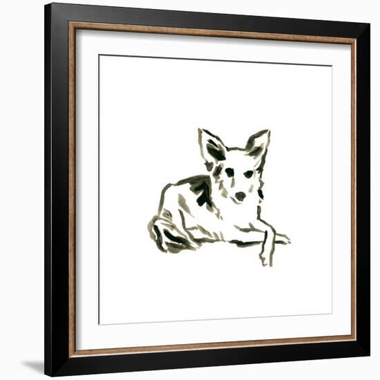 Canine Cameo VI-June Vess-Framed Art Print