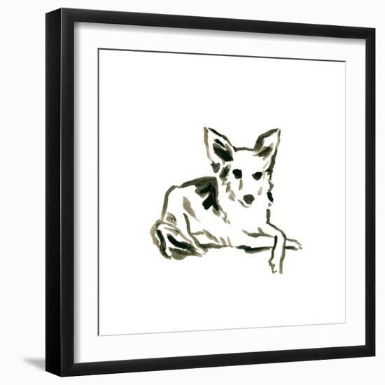 Canine Cameo VI-June Vess-Framed Art Print