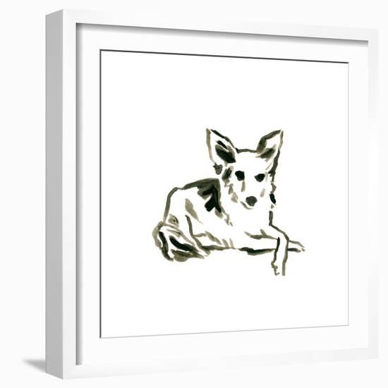 Canine Cameo VI-June Vess-Framed Art Print