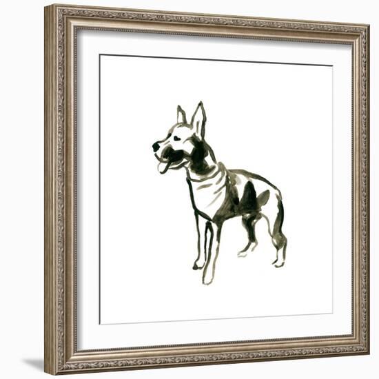 Canine Cameo VII-June Vess-Framed Art Print