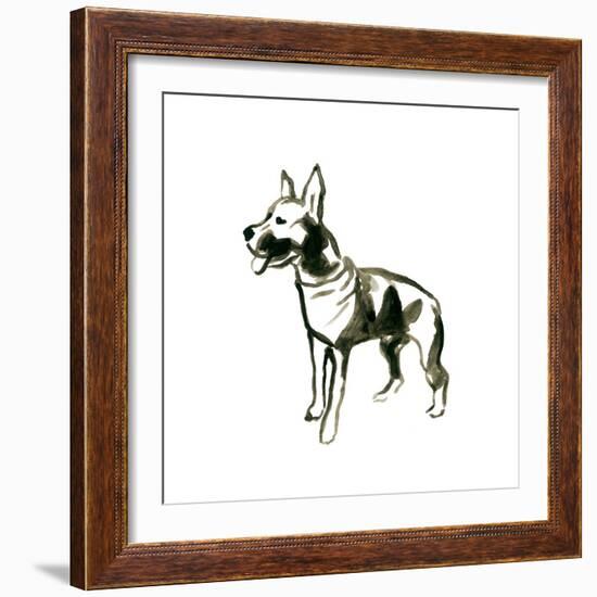 Canine Cameo VII-June Vess-Framed Art Print