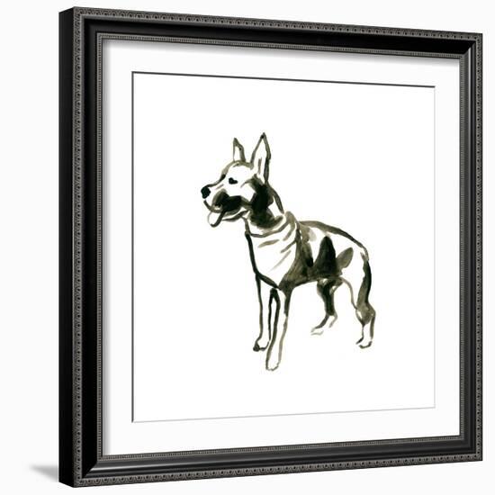 Canine Cameo VII-June Vess-Framed Art Print