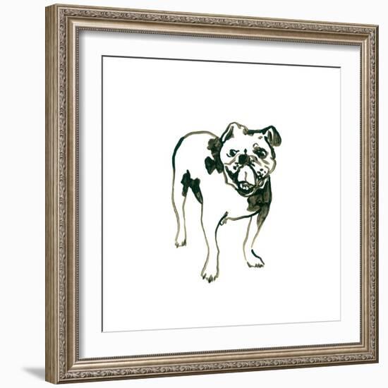 Canine Cameo VIII-June Vess-Framed Art Print