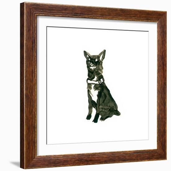 Canine Cameo X-June Vess-Framed Art Print