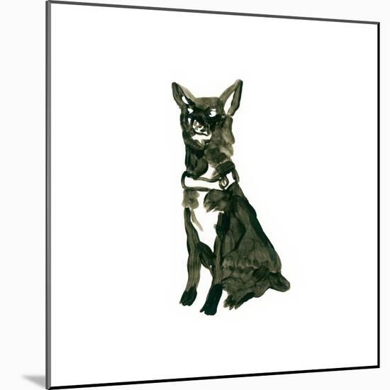 Canine Cameo X-June Vess-Mounted Art Print