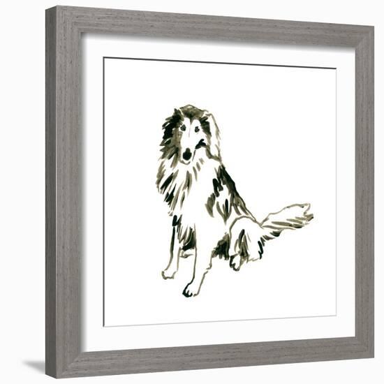 Canine Cameo XII-June Vess-Framed Art Print