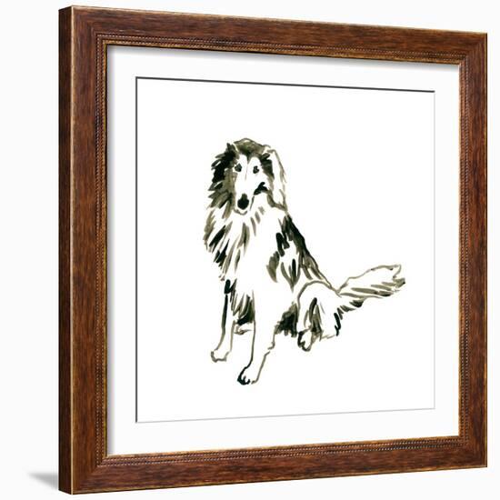 Canine Cameo XII-June Vess-Framed Art Print