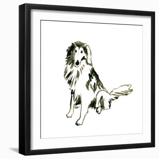 Canine Cameo XII-June Vess-Framed Art Print