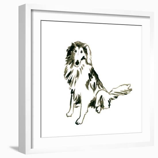 Canine Cameo XII-June Vess-Framed Art Print