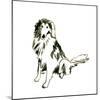 Canine Cameo XII-June Vess-Mounted Art Print