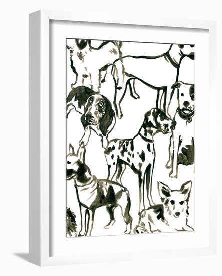 Canine Collage II-June Vess-Framed Art Print