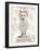 Canine Couture Newsprint II-Emily Adams-Framed Art Print