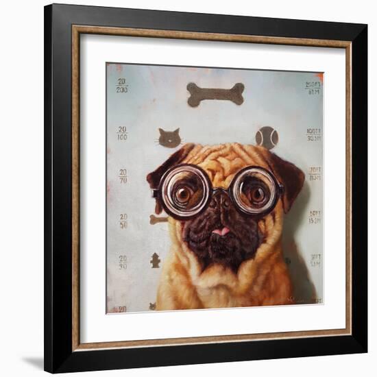 Canine Eye Exam-Lucia Heffernan-Framed Art Print