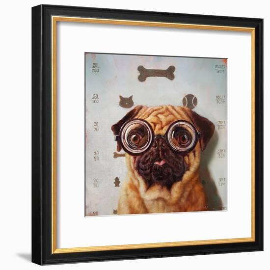 Canine Eye Exam-Lucia Heffernan-Framed Art Print