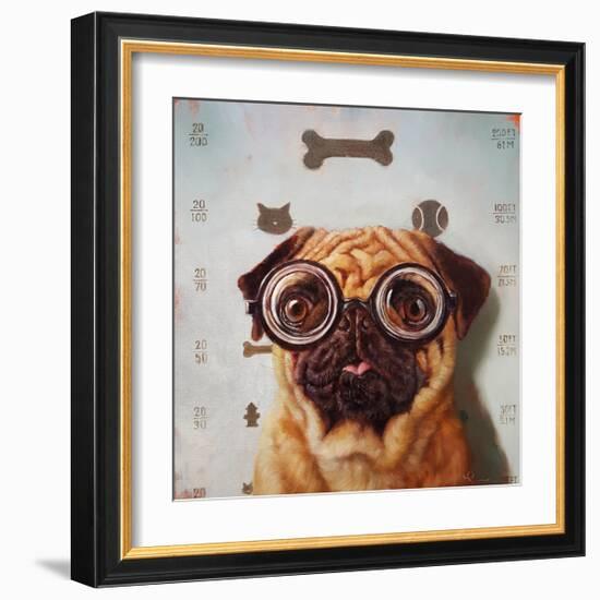 Canine Eye Exam-Lucia Heffernan-Framed Art Print