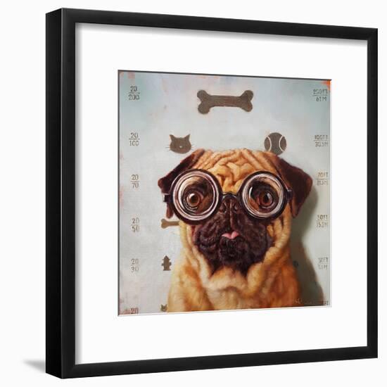 Canine Eye Exam-Lucia Heffernan-Framed Art Print