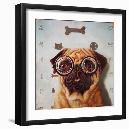 Canine Eye Exam-Lucia Heffernan-Framed Art Print