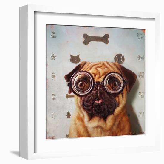 Canine Eye Exam-Lucia Heffernan-Framed Art Print