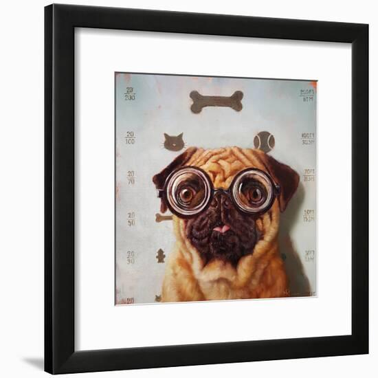 Canine Eye Exam-Lucia Heffernan-Framed Art Print