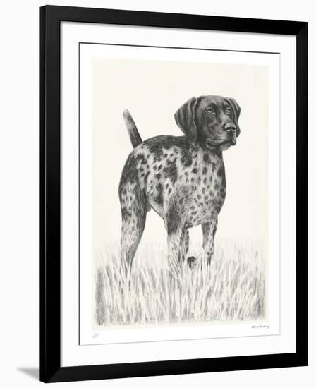 Canine - Gaze-Hilary Armstrong-Framed Limited Edition