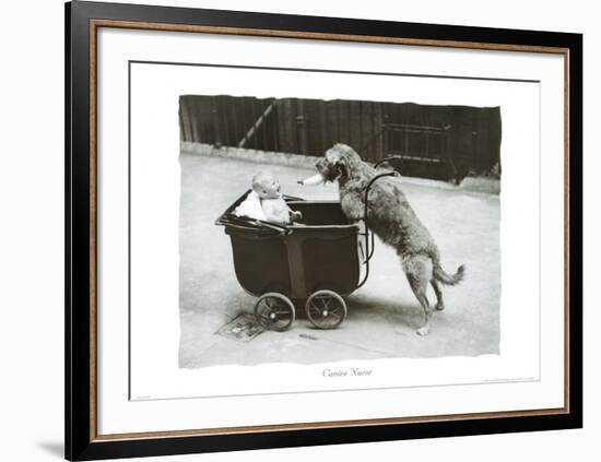 Canine Nurse-null-Framed Art Print