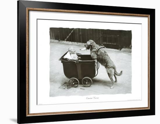 Canine Nurse-null-Framed Art Print