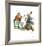 Canine Solo-Norman Rockwell-Framed Art Print