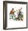 Canine Solo-Norman Rockwell-Framed Art Print