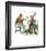 Canine Solo-Norman Rockwell-Framed Art Print