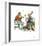 Canine Solo-Norman Rockwell-Framed Art Print