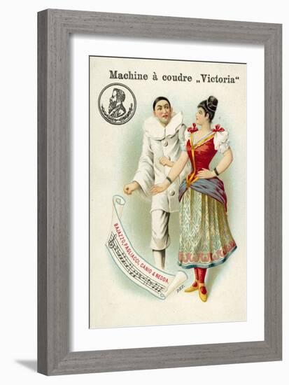 Canio and Nedda, Characters from Ruggero Leoncavallo's Opera Pagliacci-null-Framed Giclee Print