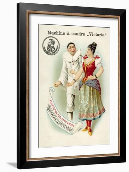 Canio and Nedda, Characters from Ruggero Leoncavallo's Opera Pagliacci-null-Framed Giclee Print